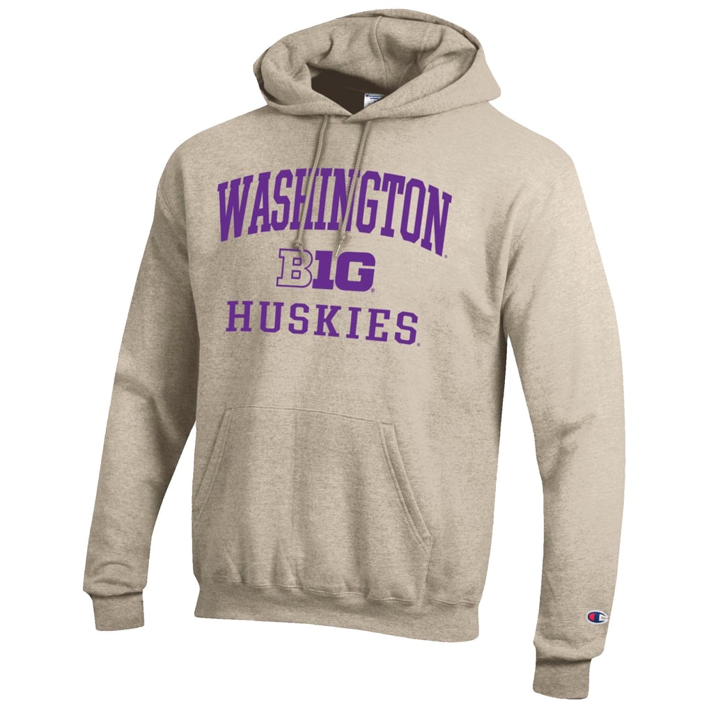Washington Huskies Champion Big 10 Powerblend Pullover Hoodie - Gold