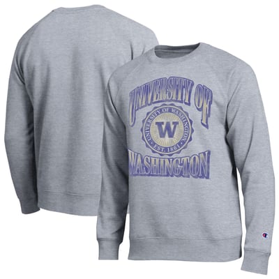 Washington Huskies Champion All-Star Sweatshirt - Heather Gray