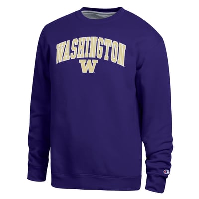  Washington Huskies Champion Arch Sweatshirt - Purple