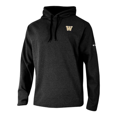  Washington Huskies Columbia Swingcraft Fleece Hoodie - Black