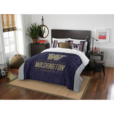 Washington Huskies The Northwest Company Modern Take Full/Queen Comforter Set
