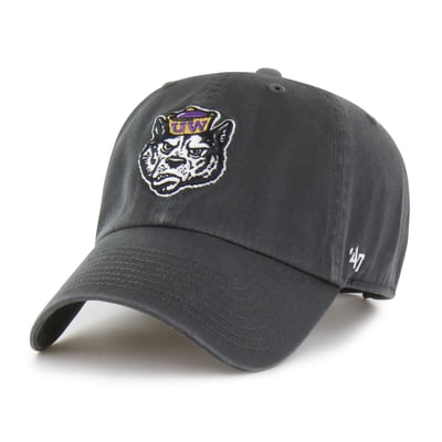  Washington Huskies '47 Unisex Vault Clean Up Adjustable Hat - Charcoal