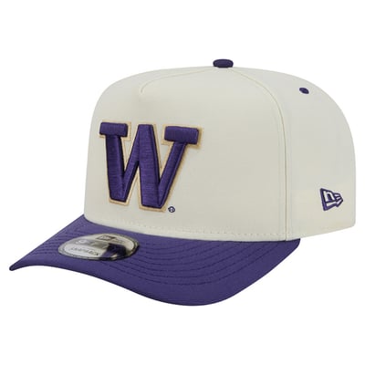 Washington Huskies New Era Unisex 9FIFTY A-Frame Snapback Hat - White/Purple