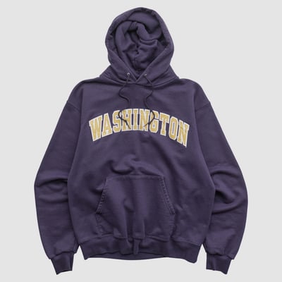 Washington Huskies Champion 2000s Hooded Pullover Sweatshirt - Purple - S by Fanatics Real Vintage