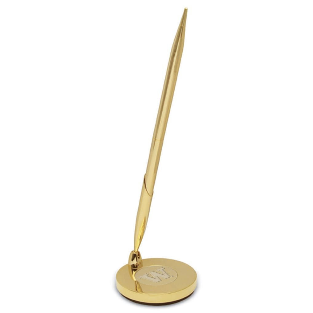Washington Huskies Gold Desk Pen Set