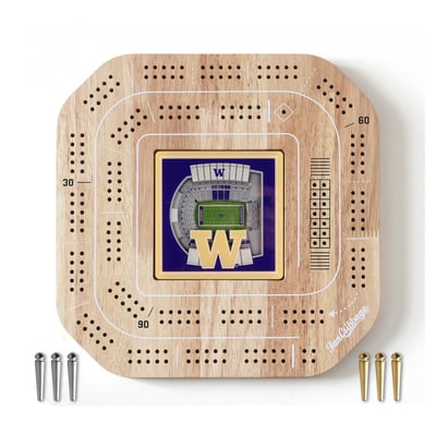 Washington Huskies StadiumView Cribbage Game