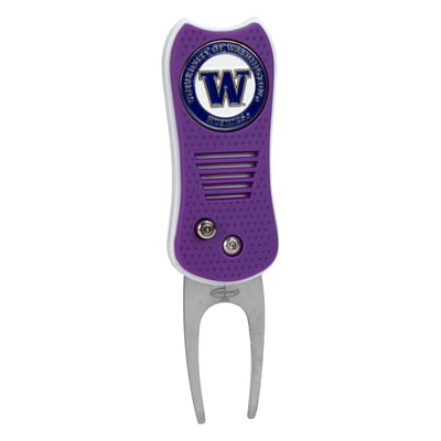 Washington Huskies Switchblade Divot Tool With Magnetic Ball Marker