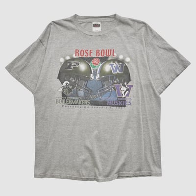 Washington Huskies Tultex 2001 T-shirt - Heather Gray - 2XL by Fanatics Real Vintage