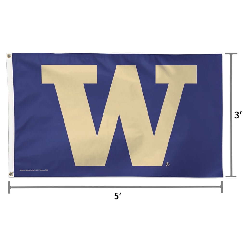 Washington Huskies WinCraft Deluxe 3' x 5' One-Sided Flag