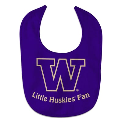 Washington Huskies WinCraft Little Fan All-Pro Baby Bib