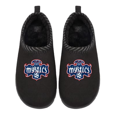 Washington Mystics ISlide Unisex Primary Logo Mission Slipper - Black
