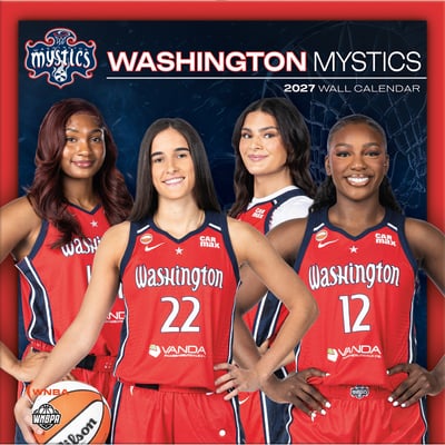 Washington Mystics 2027 12” x 12” Team Wall Calendar