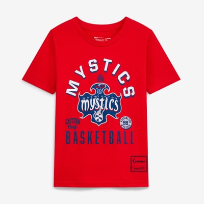  Washington Mystics Mitchell & Ness Youth City So Nice T-Shirt - Red