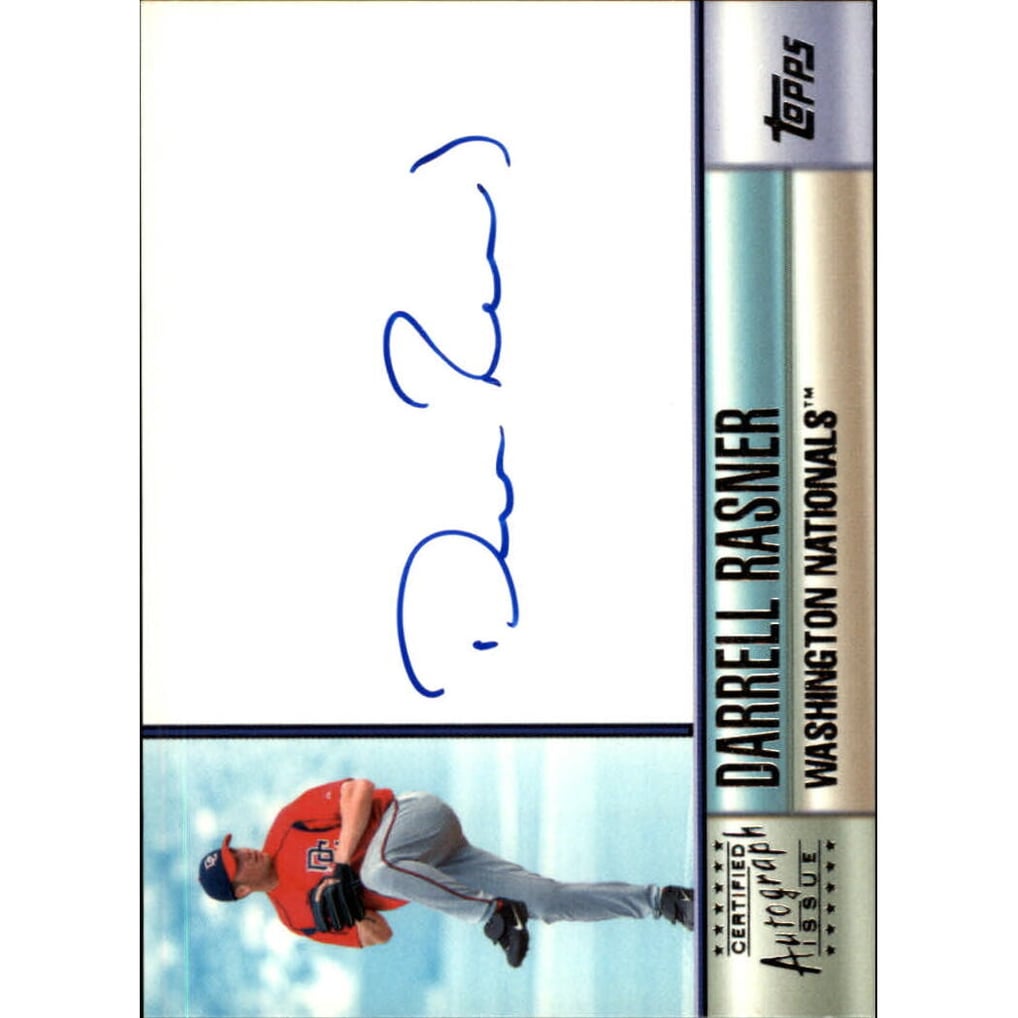 2006 Topps Autographs #DR Darrell Rasner H