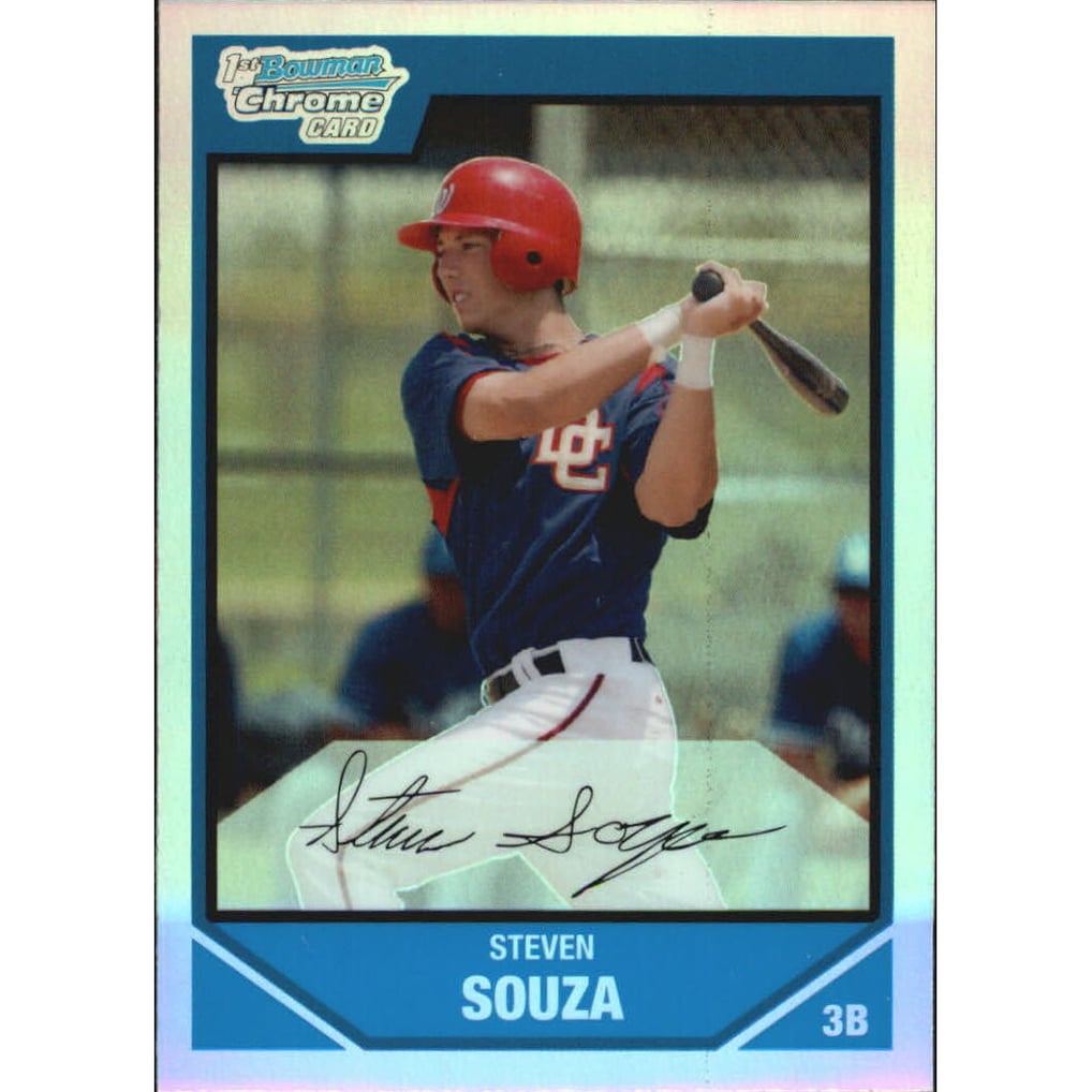 2007 Bowman Chrome Draft Draft Picks Refractors #BDPP35 Steven Souza