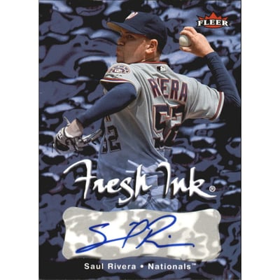 2007 Fleer Fresh Ink #SR Saul Rivera