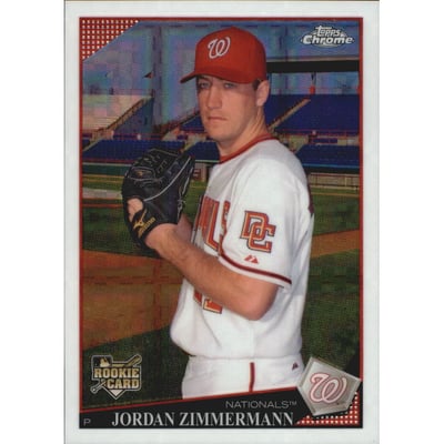2009 Topps Chrome X-Fractors #212 Jordan Zimmermann