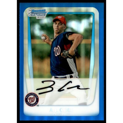 2011 Bowman Chrome Prospects Blue Refractors #BCP160 A.J. Cole