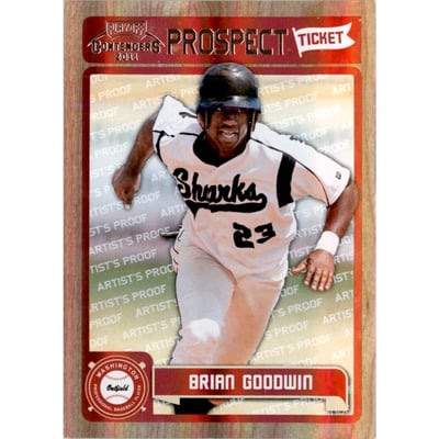 2011 Playoff Contenders Prospect Ticket Artist's Proof #RT36 Brian Goodwin