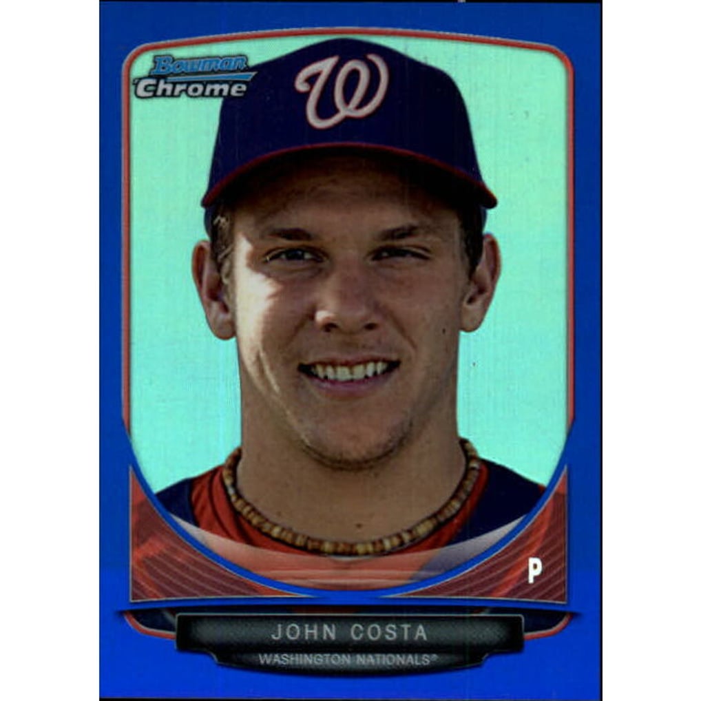 2013 Bowman Chrome Draft Draft Picks Blue Refractors #BDPP81 John Costa