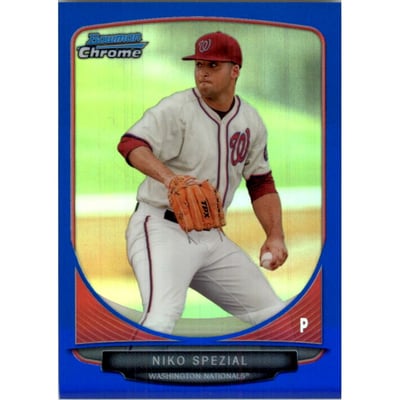 2013 Bowman Chrome Draft Draft Picks Blue Refractors #BDPP97 Niko Spezial