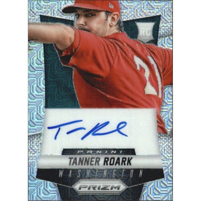 2014 Panini Prizm Rookie Autographs Prizms Mojo #TR Tanner Roark