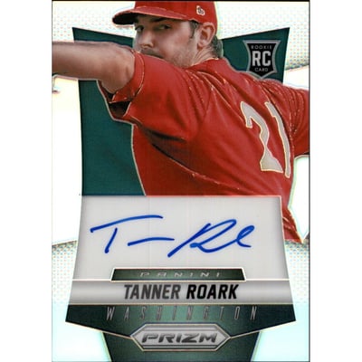 2014 Panini Prizm Rookie Autographs Prizms #TR Tanner Roark