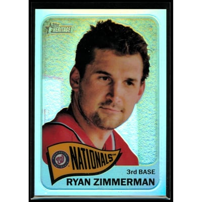 2014 Topps Heritage Chrome Refractors #469 Ryan Zimmerman