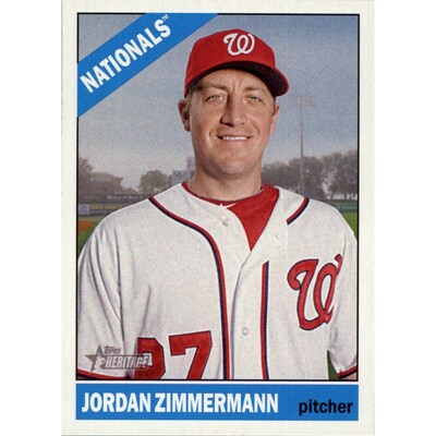2015 Topps Heritage #452 Jordan Zimmermann SP