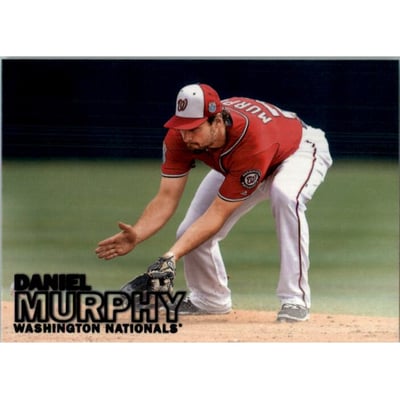 2016 Stadium Club Black #202 Daniel Murphy