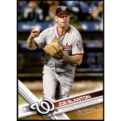 2017 Topps Update 5x7 Gold #US203 Joe Blanton