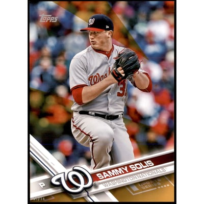 2017 Topps Update 5x7 Gold #US210 Sammy Solis