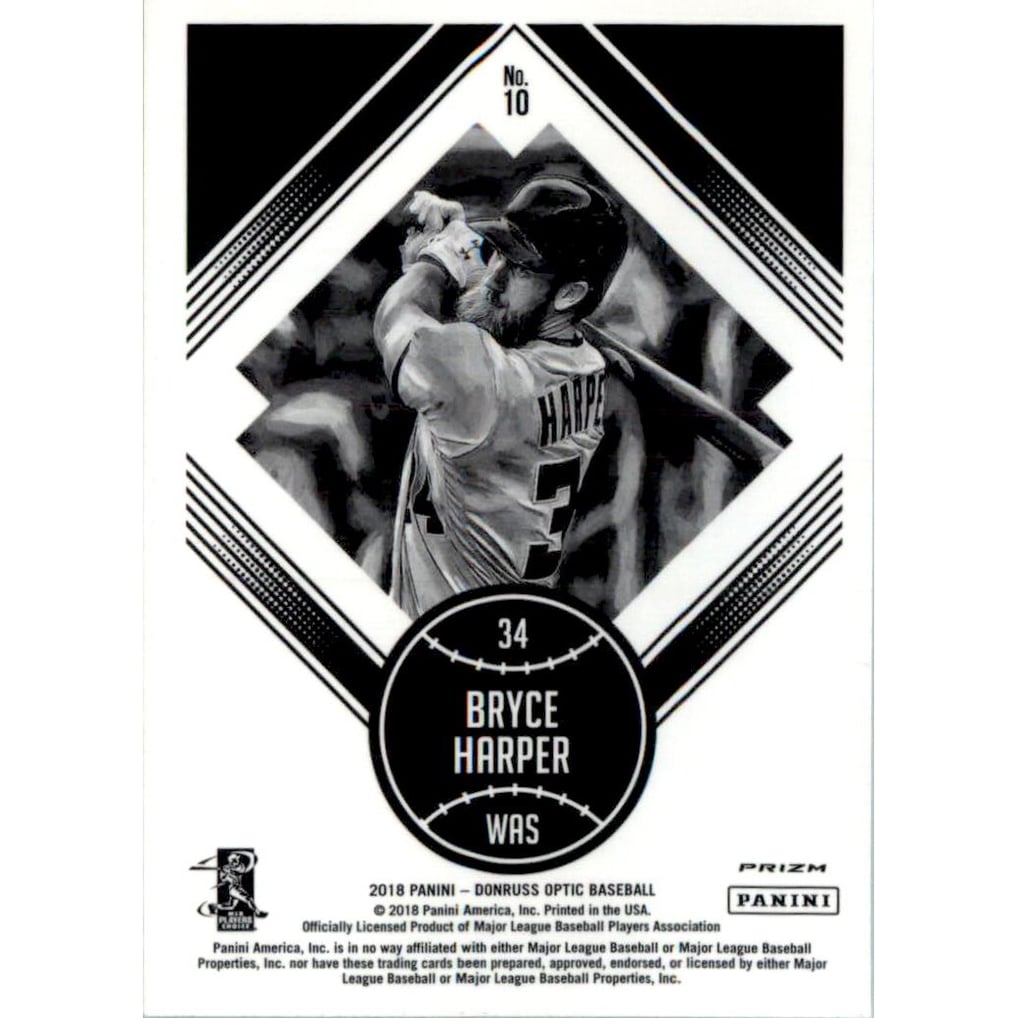 2018 Donruss Optic Shock #10 Bryce Harper DK