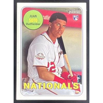 2018 Topps Heritage #502 Juan Soto RC