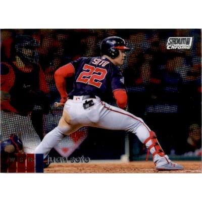 2020 Stadium Club Chrome #104 Juan Soto
