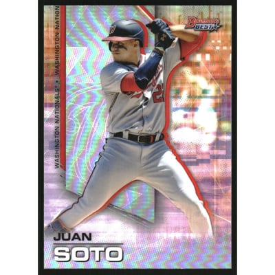 2021 Bowman's Best Refractors #96 Juan Soto