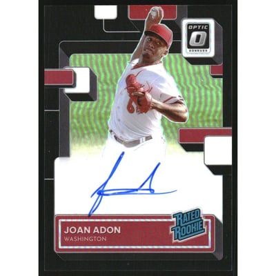 2022 Donruss Optic Rated Rookies Signatures Black #55 Joan Adon/49