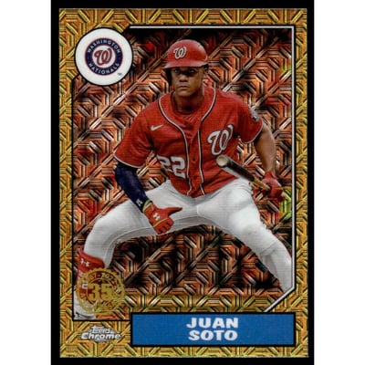 2022 Topps '87 Topps Silver Pack Chrome Series 2 #T87C21 Juan Soto