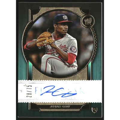 2022 Topps Five Star Autographs Aqua #FSAJG Josiah Gray