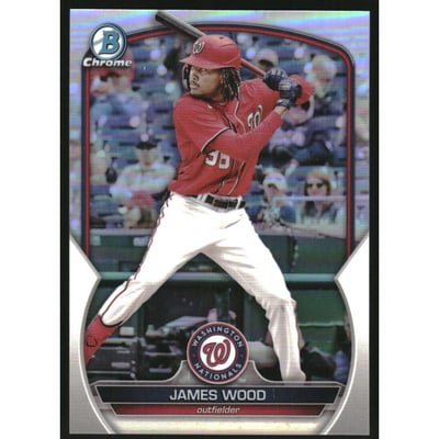2023 Bowman Chrome Prospects Refractors #BCP224 James Wood