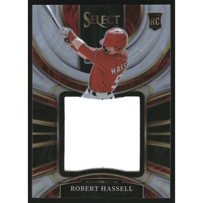 2023 Select Rookie Jumbo Swatches Prizms Silver #7 Robert Hassell