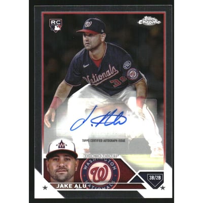 2023 Topps Chrome Update Autographs #ACJAL Jake Alu