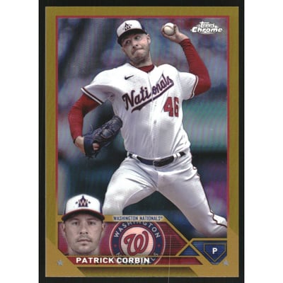 2023 Topps Chrome Update Gold Refractors #USC70 Patrick Corbin