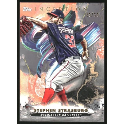 2023 Topps Inception Orange #88 Stephen Strasburg
