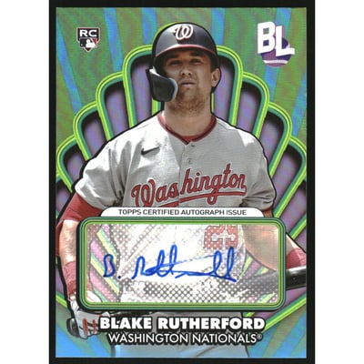 2024 Topps Big League Opening Act Autographs #OAABR Blake Rutherford