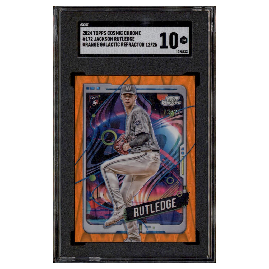2024 Topps Cosmic Chrome Orange Galactic Refractor #172 Jackson ...
