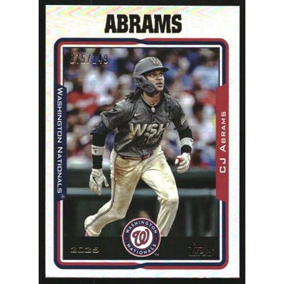 2025 Topps Archives Rainbow Foilboard #243 CJ Abrams