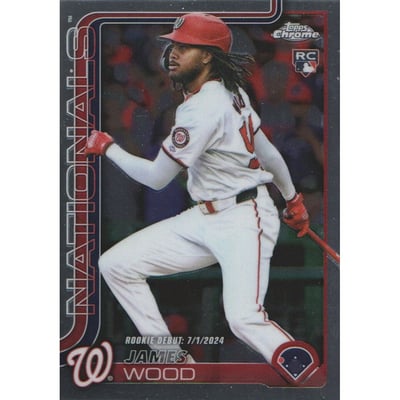 2025 Topps Chrome Update #USC95 James Wood RC