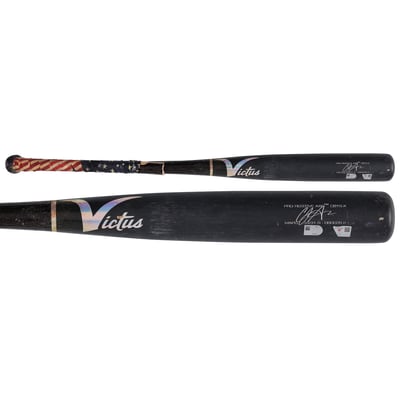 Andrés Chaparro Washington Nationals Fanatics Authentic Game-Used Black Victus Broken Bat vs. New York Mets on August 16, 2026