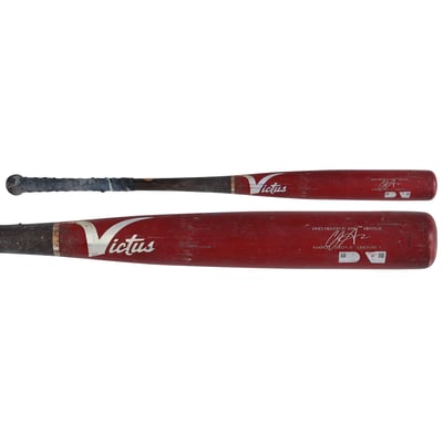 Andrés Chaparro Washington Nationals Fanatics Authentic Game-Used Red Victus Broken Bat vs. Colorado Rockies on August 27, 2026